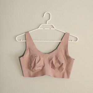 Knix Women's Pink M+ (34D,DD,E) LuxeLift Wireless Pullover Stretch‎ Lounge Bra